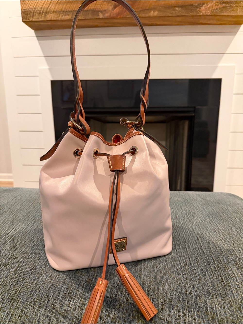 Dooney and Bourke Tasha Drawstring Wexford Leather